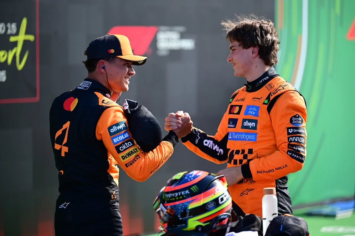 Inside the McLaren Team: Lando Norris and Oscar Piastri's Light-hearted Scrapbooking Moment