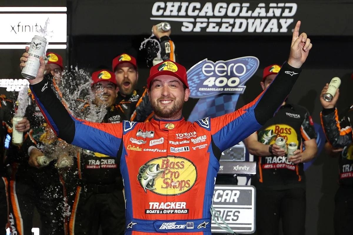 Chase Briscoe Dominates Chicagoland NASCAR Cup Race for Joe Gibbs Racing