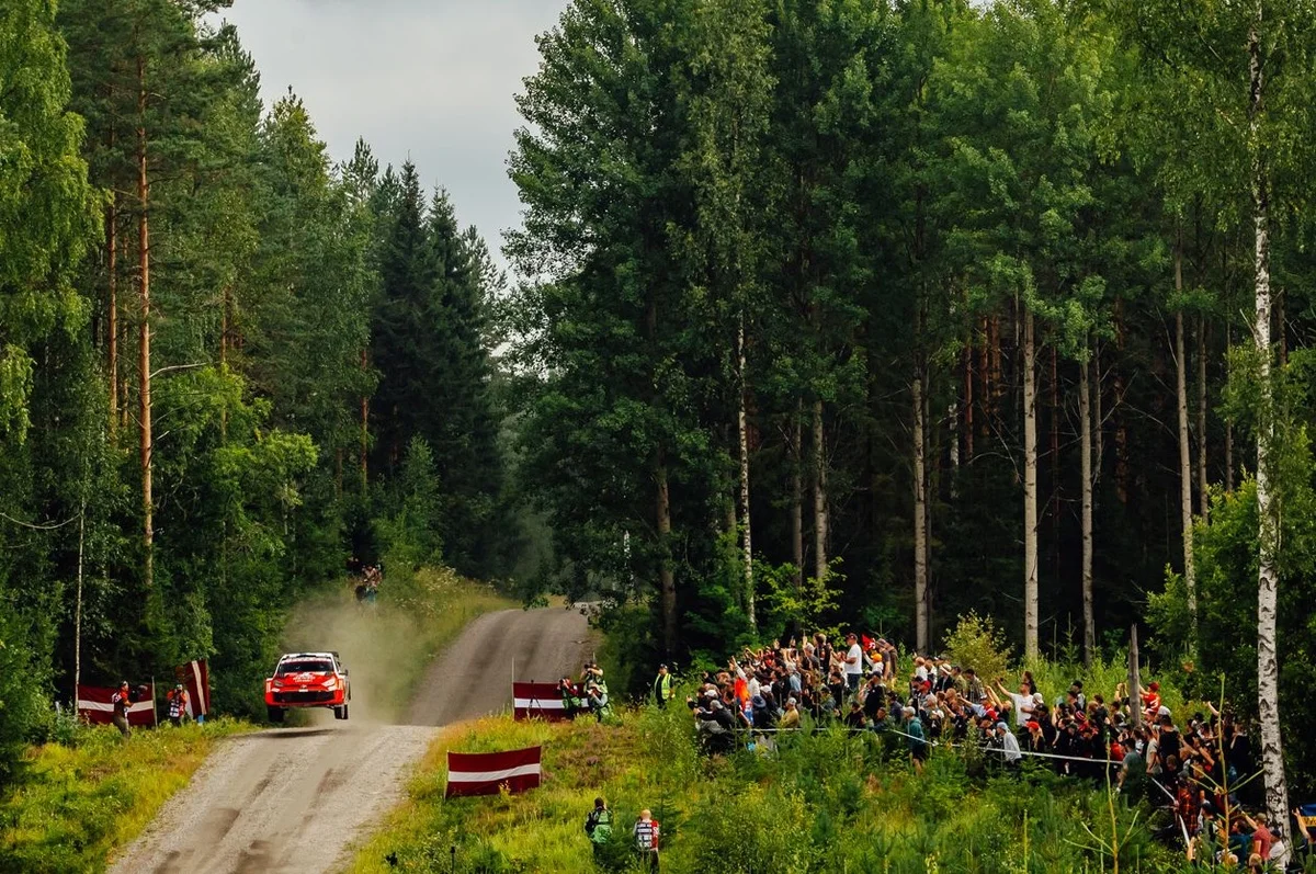 Sami Pajari Takes the Lead at WRC Finland Following Ogier's Crash