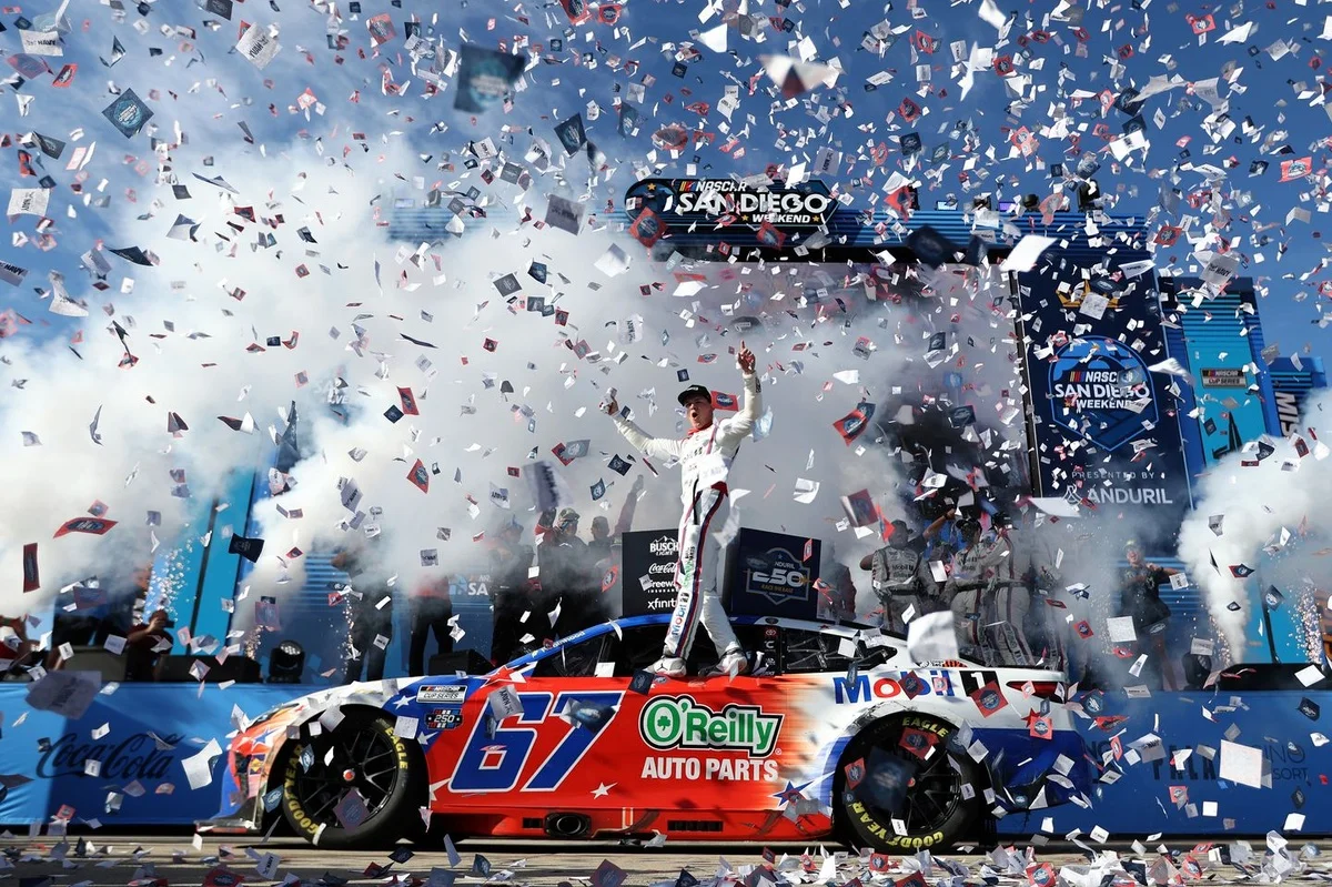 Corey Heim's Thrilling Victory Highlights Unpredictable NASCAR Cup Race at Naval Base Coronado