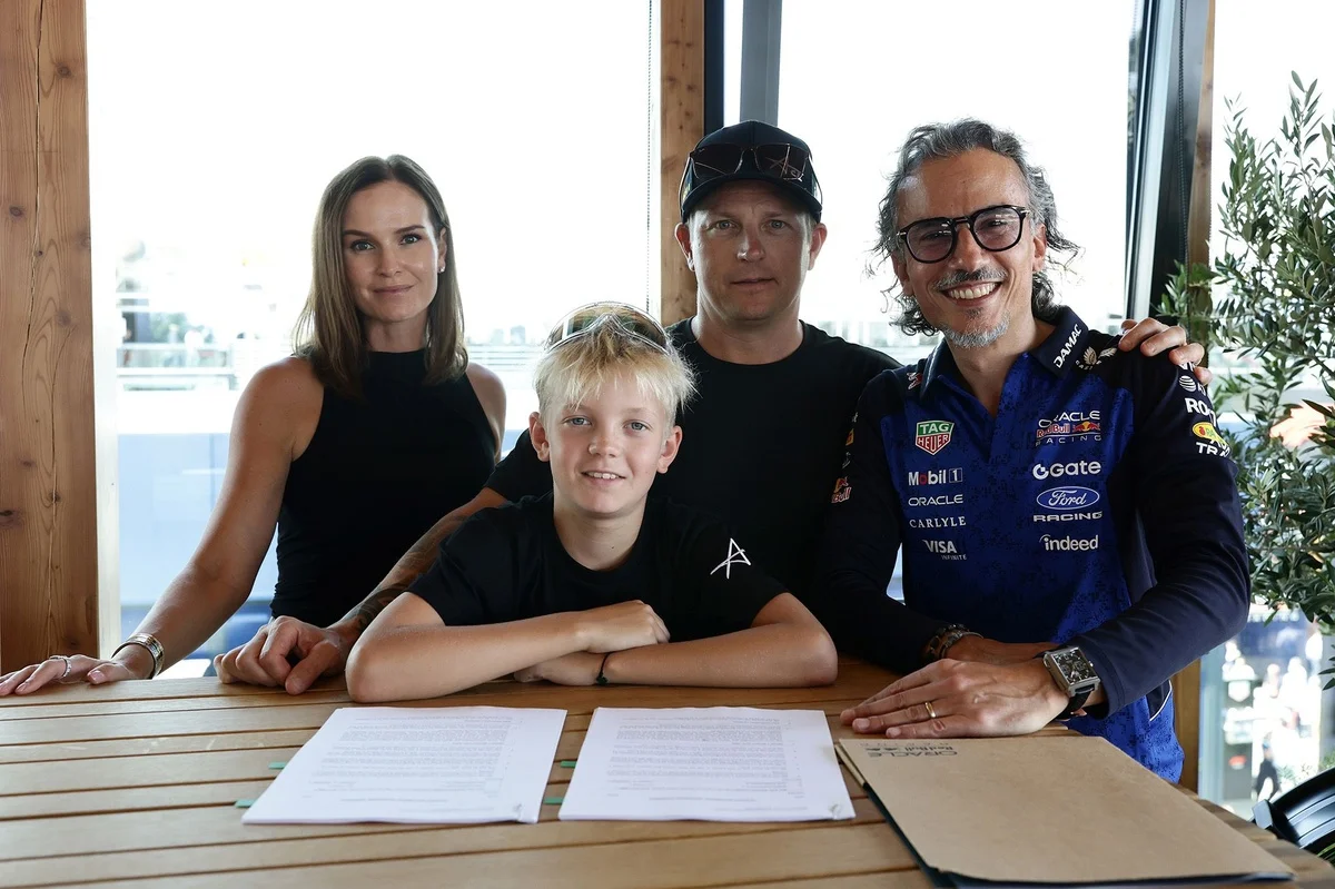 Red Bull Racing Signs Young Talent Robin Raikkonen, Son of F1 Champion Kimi Raikkonen